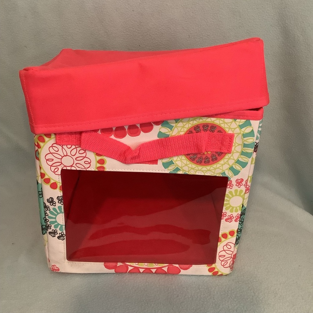 Thirty One Your Way Mini Storage Cube & Lid  in Citrus Medallion